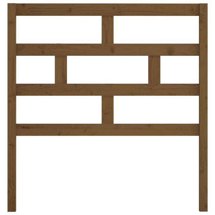 Testiera per Letto ambra 81x4x100 cm in Legno Massello di Pino 814172