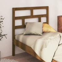 Testiera per Letto-Testata-Testiera Decorativa ambra 96x4x100 cm in Legno Massello di Pino 712794
