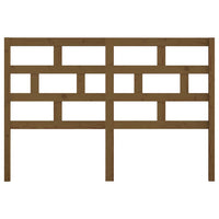 Testiera per Letto ambra 146x4x100 cm in Legno Massello di Pino 814197