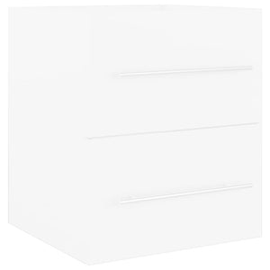 Mobile Bagno con Lavabo Integrato Bianco in Legno Multistrato 3099032