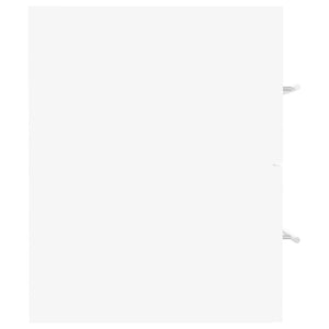 Mobile Bagno con Lavabo Integrato Bianco in Legno Multistrato 3099032