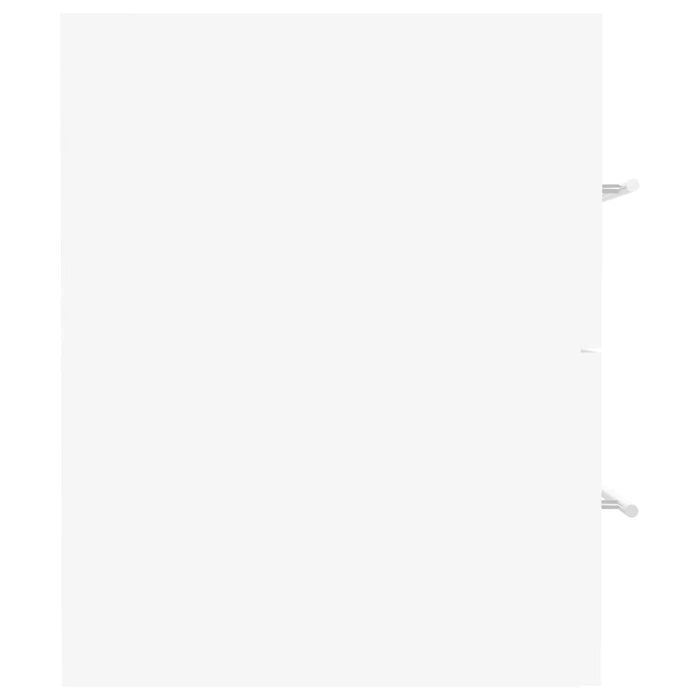 Mobile Bagno con Lavabo Integrato Bianco in Legno Multistrato 3099032