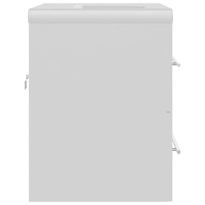 Mobile Bagno con Lavabo Integrato Bianco in Truciolato cod mxl 71909