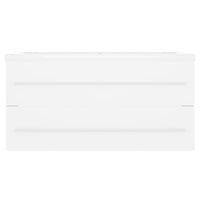 Mobile con Lavabo Integrat-Armadietto da Cucina-Lavandinoo Bianco in Legno Multistrato 880119