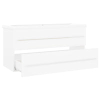 Mobile con Lavabo Integrat-Armadietto da Cucina-Lavandinoo Bianco in Legno Multistrato 880119