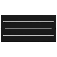 Mobile con Lavabo Integrat-Armadietto da Cucina-Lavandinoo Nero in Legno Multistrato 466772