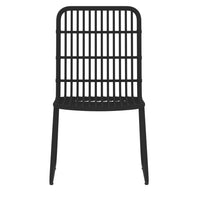 Set Mobili da Pranzo per Giardino 3 pz Nero cod mxl 37727