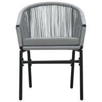 Set Mobili da Pranzo da Giardino 9 pz Antracite cod mxl 39402