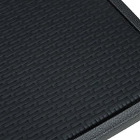 Set Mobili da Pranzo per Giardino 5 pz Nero cod mxl 34907