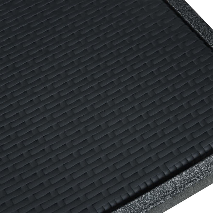 Set Mobili da Pranzo per Giardino 5 pz Nero cod mxl 34907