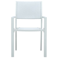 Set da pranzo da giardino mobili da esterno 5 pezzi bianco 02_0013740