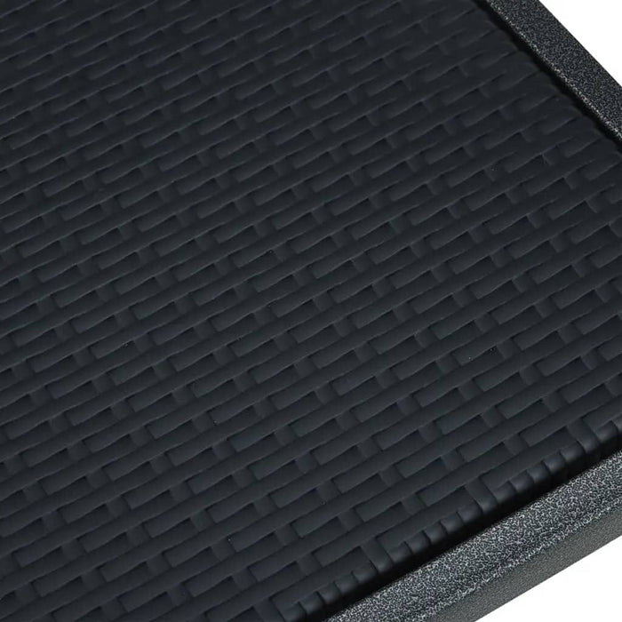 Set Mobili da Pranzo per Giardino 5 pz Nero cod mxl 36959