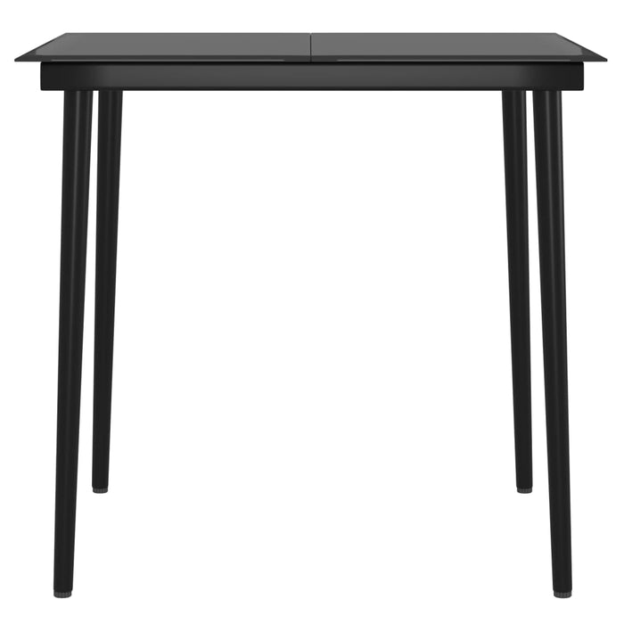 Set da Pranzo da Giardino Marrone e Nero 5 pz con Cuscini cod mxl 46910