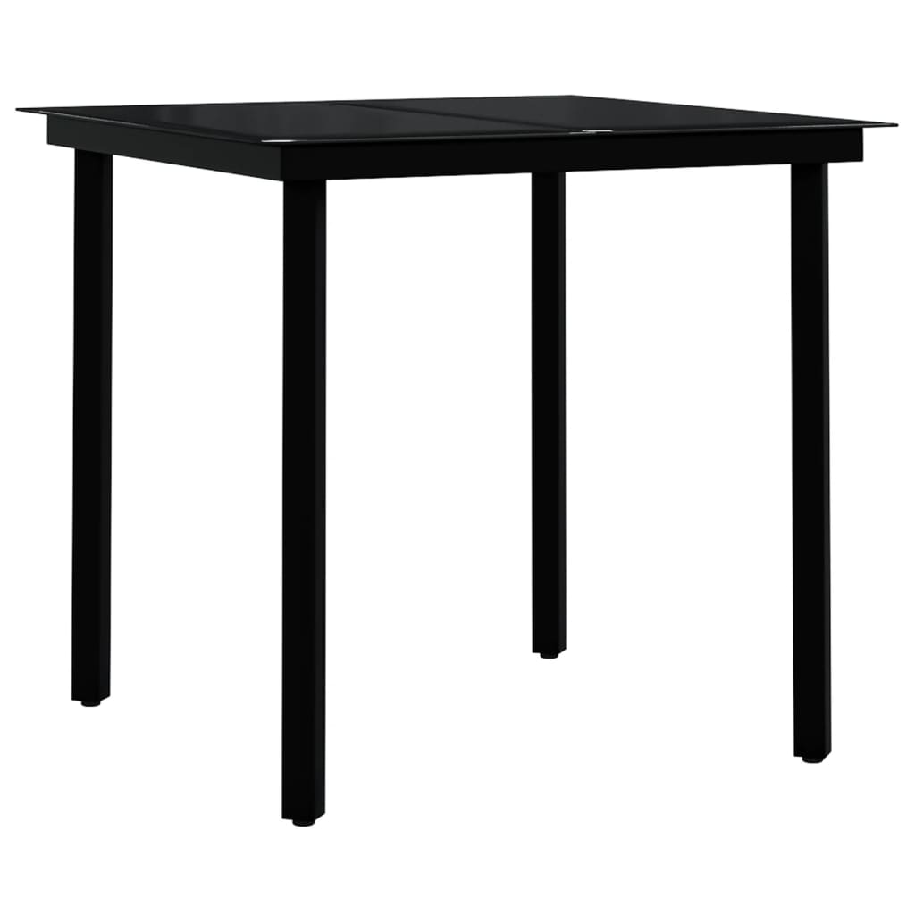 Set da Pranzo da Giardino 5 pz Marrone e Nero cod mxl 43956