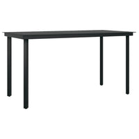 Set da Pranzo da Giardino 5 pz con Cuscini Grigio 3099475