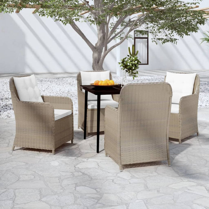 Set da Pranzo da Giardino Marrone 3099566