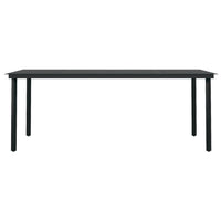 Set da Pranzo da Giardino con Cuscini 9 pz Polyrattan e Vetro 3099780