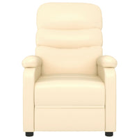 Poltrona Massaggiante Crema in Similpelle 342694