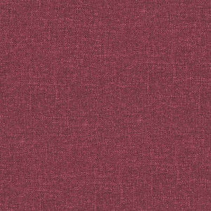 vidaXL Poltrona Reclinabile in Tessuto Rosso Vino