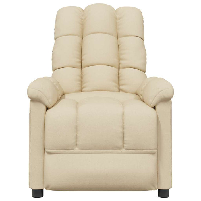 Poltrona Massaggiante Crema in Tessutocod mxl 110603