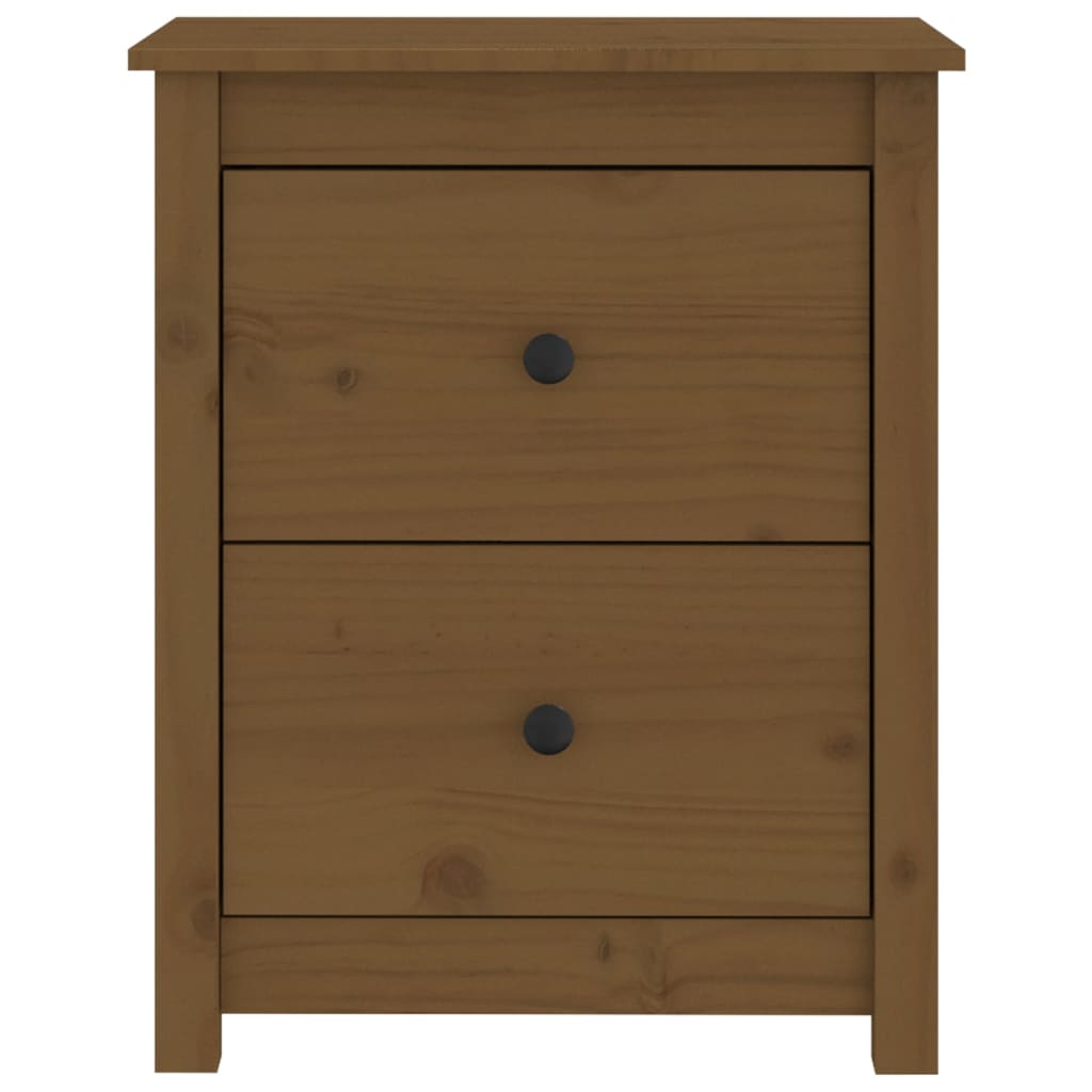Comodini 2 pz Ambra 50x35x61,5 cm in Legno Massello di Pino 813686
