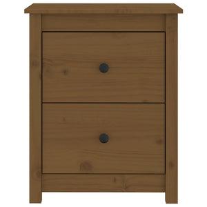 Comodini 2 pz Ambra 50x35x61,5 cm in Legno Massello di Pino 813686