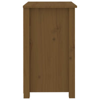 Comodini 2 pz Ambra 50x35x61,5 cm in Legno Massello di Pino 813686