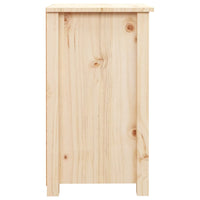 Comodino 40x35x61,5 cm in Legno Massello di Pino cod mxl 31207