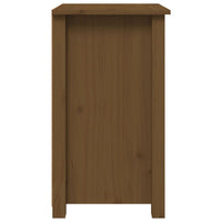 Comodini 2 pz ambra 40x35x61,5 cm in Legno Massello di Pino 813706