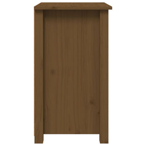 Comodini 2 pz ambra 40x35x61,5 cm in Legno Massello di Pino 813706
