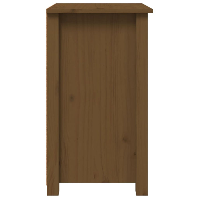 Comodini 2 pz ambra 40x35x61,5 cm in Legno Massello di Pino 813706