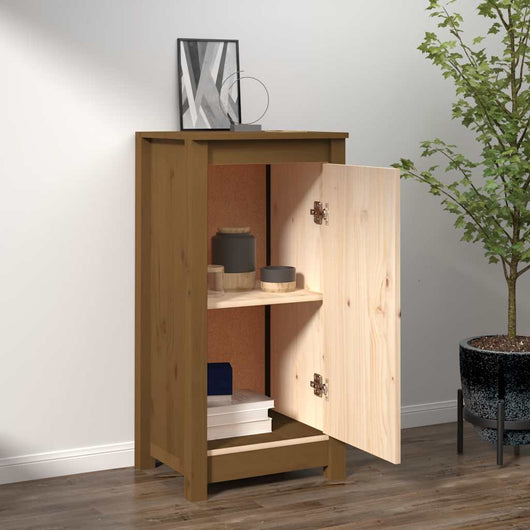 Credenza ambra 39x35x80 cm in Legno Massello di Pino 813730