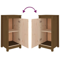 Credenza ambra 39x35x80 cm in Legno Massello di Pino 813730