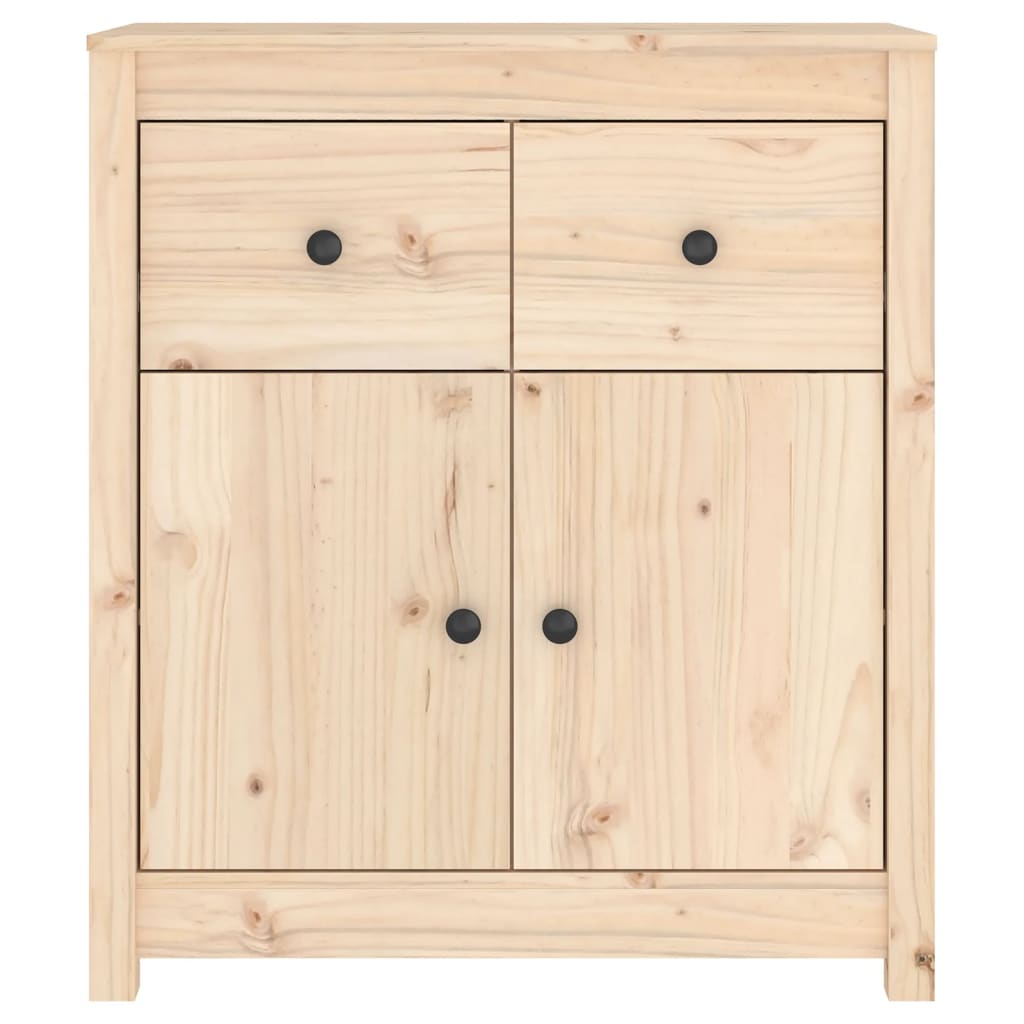 Credenza-Buffet-Armadio da cucina 70x35x80 cm in Legno Massello di Pino
