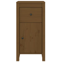 Credenze 2 pz Ambrate 40x35x80 cm in Legno Massello di Pino 813761