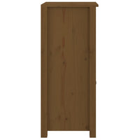 Credenze 2 pz Ambrate 40x35x80 cm in Legno Massello di Pino 813761