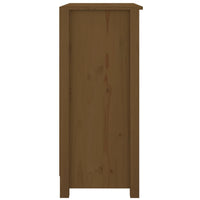 Credenza Marrone 70x35x80 cm in Legno Massello di Pino 813767