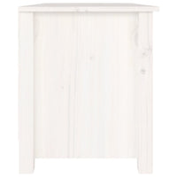 Scarpiera Bianca 70x38x45,5 cm in Legno Massello di Pino 813770