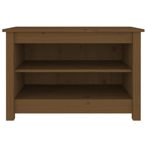 Scarpiera Miele 70x38x45,5 cm in Legno Massello di Pino cod mxl 39081