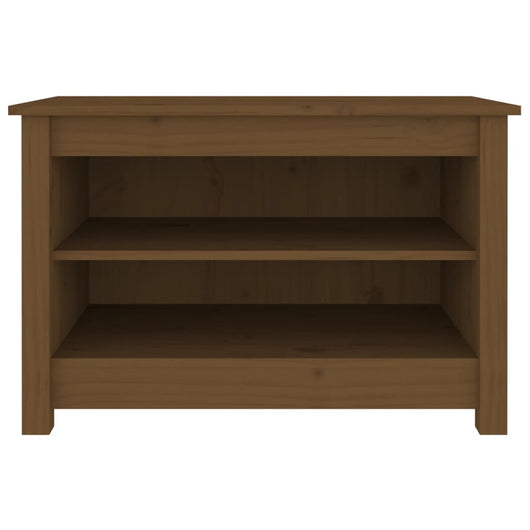 Panca per scarpe scarpiera cassettiera scaffale ingresso ripostiglio 70 x 38 x 45,5 cm Pino massiccio marrone 02_0022979