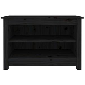 scarpiera scarpiera cassettiera scaffale mobile da ingresso ripostiglio 70 x 38 x 45,5 cm legno di pino massiccio nero 02_0022994