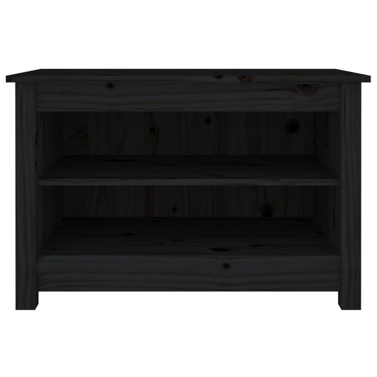 scarpiera scarpiera cassettiera scaffale mobile da ingresso ripostiglio 70 x 38 x 45,5 cm legno di pino massiccio nero 02_0022994