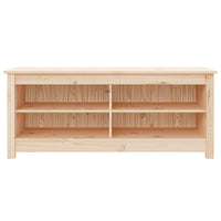 Scarpiera 110x38x45,5 cm in Legno Massello di Pino 813774