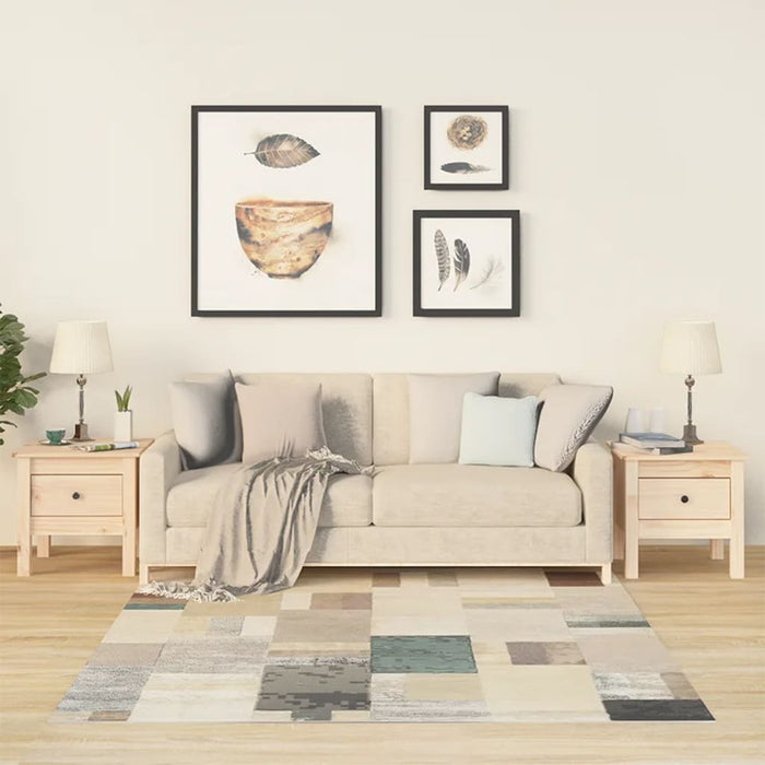 Tavolini 2 pz 40x40x39 cm Legno Massello di Pino cod mxl 24821