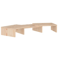 Supporto per Monitor 60x24x10,5 cm in Legno Massello di Pino 813934