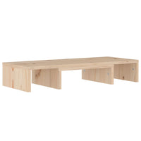 Supporto per Monitor 60x24x10,5 cm in Legno Massello di Pino cod mxl 17458