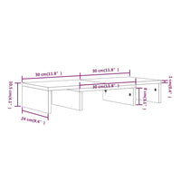 Supporto per Monitor Miele 60x24x10,5 cm Legno Massello di Pino