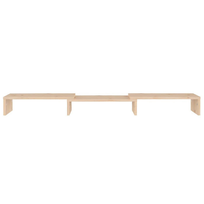 Supporto per Monitor 80x24x10,5 cm in Legno Massello di Pino 813939