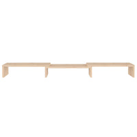 Supporto per Monitor 80x24x10,5 cm in Legno Massello di Pino