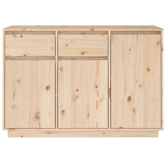 Credenza-Buffet-Armadio da cucina 110x34x75 cm in Legno Massello di Pino 586807